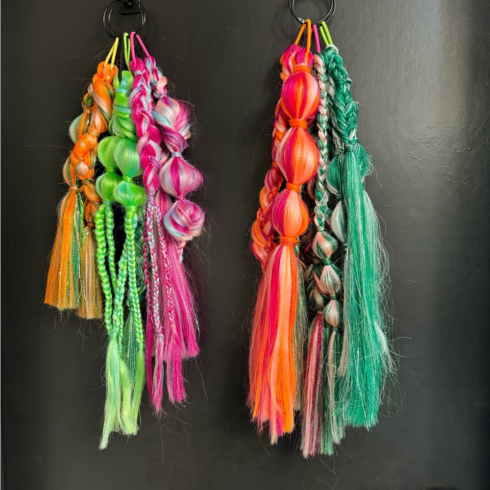 Vibrant Braided Hair Extensions